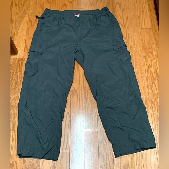 Men’s XL The North Face Dark Grey Nylon Packable Lightweight Hiking Cargo Pants - Picture 2 of 16
